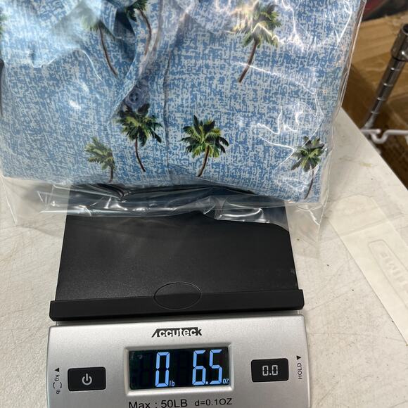 Hawks Bay Shirt Mens Extra Large Hawaiian Resort‎ Palm Button-Front Camp Cabana - Picture 10 of 10